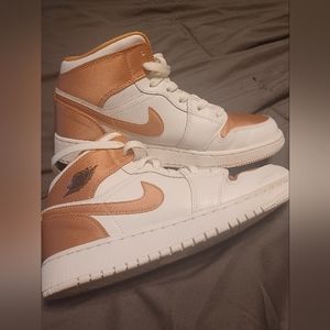 Rose Gold Air Jordan's